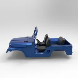 JEEP CJ 5 275MM WHEELBASE STL 3D MODEL