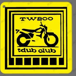Key ring Yamaha TW 200 tdub club