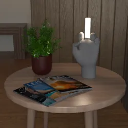 lamp fuck you