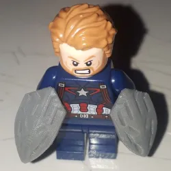 Legolike Minifigure Captain America Wakanda Shield