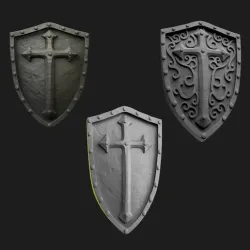 Medieval Weapons Shield pack