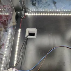 MMU Compatible Enclosure Cable Channel for Moving Einsy Board Out of Heated Enclosure