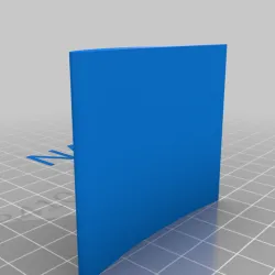 NACA 4 digit Generator Openscad