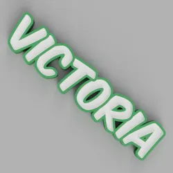 NAMELED VICTORIA - LED LAMP WITH NAME