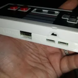 NesPI Controller back with optional switch
