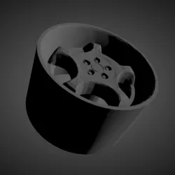 New for 2021 Brock B2 rims with brakes and tires for Hot Wheels