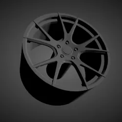 New for 2021 Forgestar CF5V rims with brakes and tires for Hot Wheels