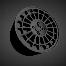 New for 2021 Lancia Delta HF Integrale OEM rims rims with brakes and tires for Hot Wheels
