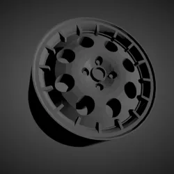 New for 2021 Lancia Delta OEM Rims rims with brakes and tires for Hot Wheels