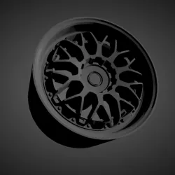 New for 2021 Rotiform LVS-M with brakes and tires for Hot Wheels