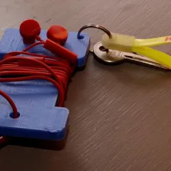 Nokia ear bud holder Rev 1.0