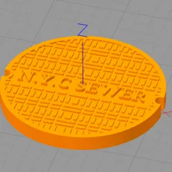 NYC Sewer lid 1:10 / 1:12 scale Action Figure Dioramas