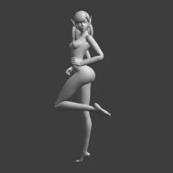 Overwatch D.VA - NSFW nude model