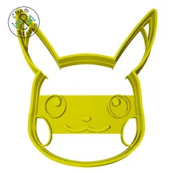 Pikachu Head - Cookie Cutter - Fondant