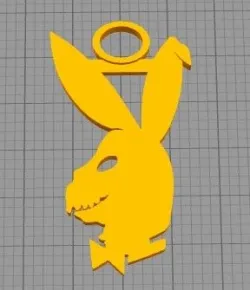 playboy donnie darko keychain