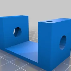 Printrbot Drill Template for Al Y Bearing Blocks