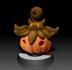 Pumpkaboo - FAN ART - POKÉMON FIGURINE - 3D PRINT MODELHERACROSS