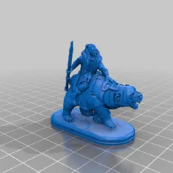 Ragnar viking on polar bear