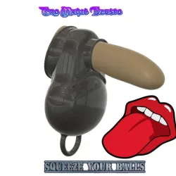Scrotum Fixation original Bondage Male Chastity device balls penis restrict clamp holder sc-18 3d print cnc