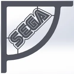 SEGA LOGO SHELF BRACKET
