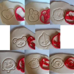 Set of 8 cookie cutters BT 21