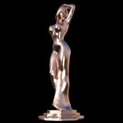 Sexy nude dress figure