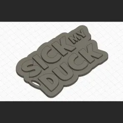 SiCK my DuCK Keychain!