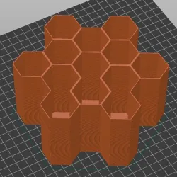 simple polyhex organizer