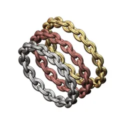 Simple stacker chain link band