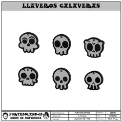 SKULL KEY CHAINS