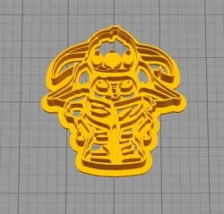 stitch grogu cookie cutter