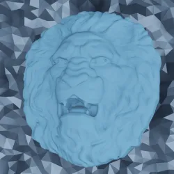 STL File Lion Bath Bomb Mold