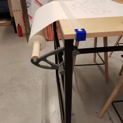 Support rouleau papier / Kraft paper dispenser