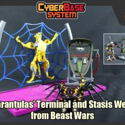 Tarantulas' Terminal and Stasis Web from Transformers Beast Wars