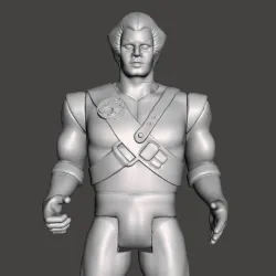 THUNDERCATS. STL BENAGALI  .3D ACTION FIGURE .OBJ LJN STYLE