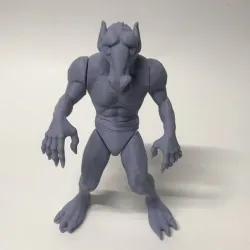 THUNDERCATS. STL BRUTEMAN .3D ACTION FIGURE .OBJ LJN STYLE