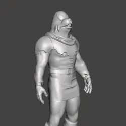 THUNDERCATS. STL MOLE MASTER.3D ACTION FIGURE .OBJ LJN STYLE