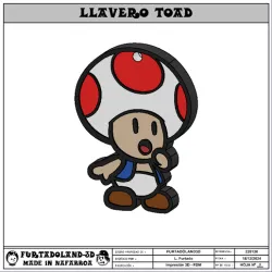 TOAD KEYCHAIN