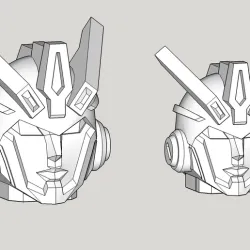 Transformers Override Head for Combiner Wars Wheeljack
