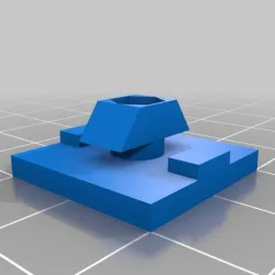Twist lock extrusion clip for 2020 extrusions