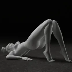 Woman figure nude