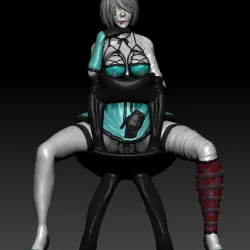 2B Revealing Outfit - Nier Automata Fanart 3D print model