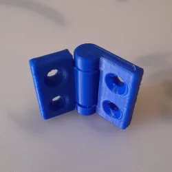 3D door hinge
