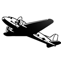 Airplane wall decor