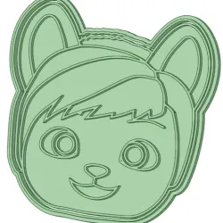 Alexia Vip pet pet face cookie cutter