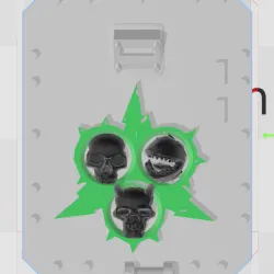 Alternate doors for Landraider Mk1 (Nurgle) - WH40k