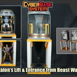 Axalon Lift and Entrance from Transformers Beast Wars