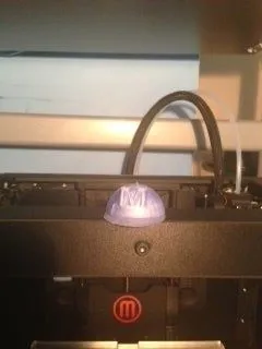 Baseball cap decoration for maker bot