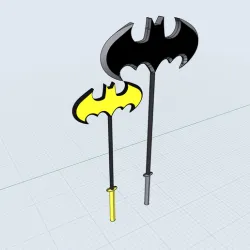 Batman Double Bladed Battle Axe