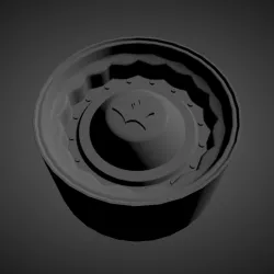 BATMOBILE (1989 TIM BURTON'S BATMAN MOVIE) scalable and printable rims